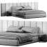 Cama y mesitas de noche High Fashion Home Palani Boucle - Zikkoo