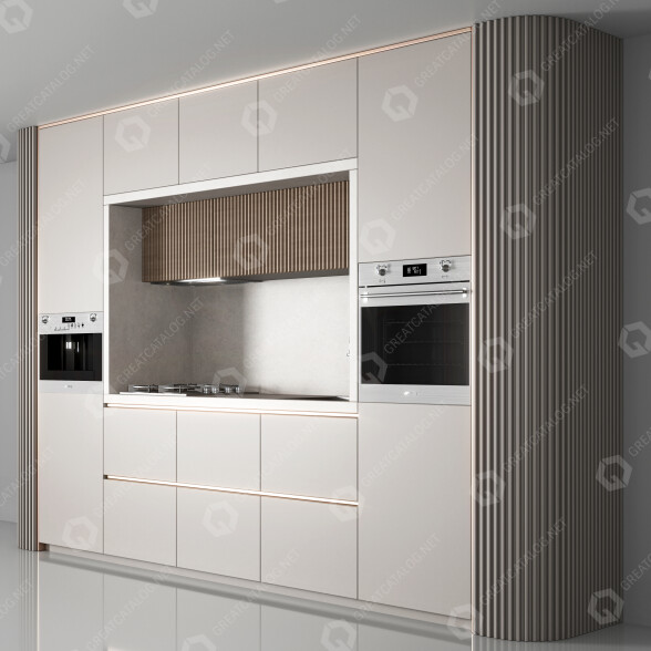 Küche Modern 15 3D-Modell