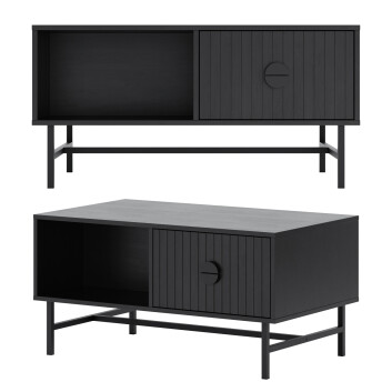Журнальний столик Maisons Du Monde Bazalt 3D модель
