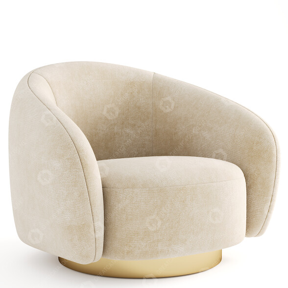 Крісло Eichholtz Swivel Brice 3D модель