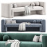 Sofa CB2 Matra Deep Teal Velvet - Adamari