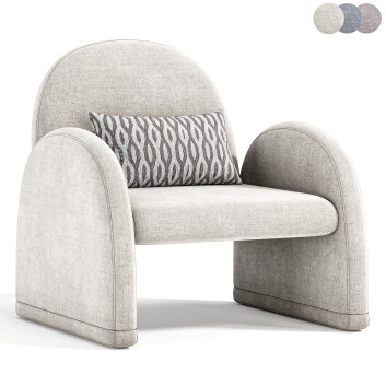 Sessel  High Fashion Home Nicola 3D-Modell