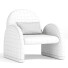 Armchair High Fashion Home Nicola - Adamari