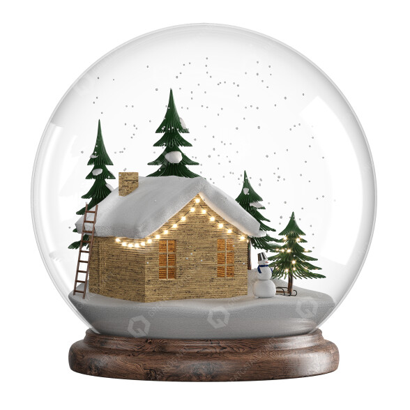 Декор Snow Globe 3D модель