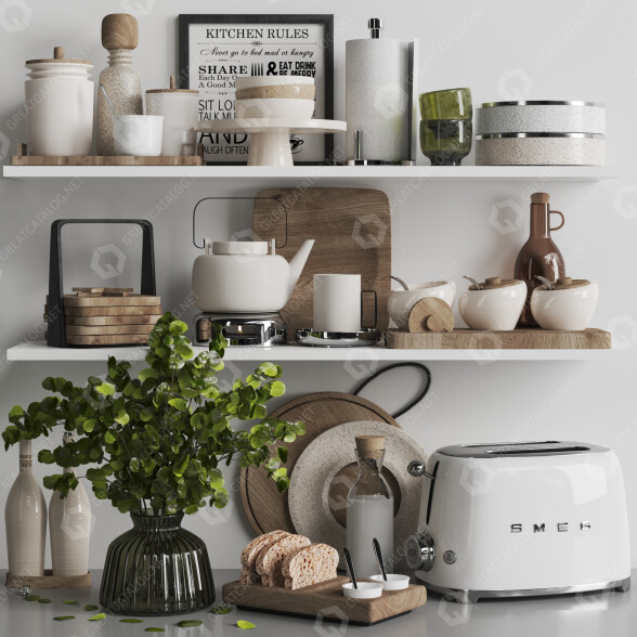 Dekoracje Kitchen Accessories 050 model 3D