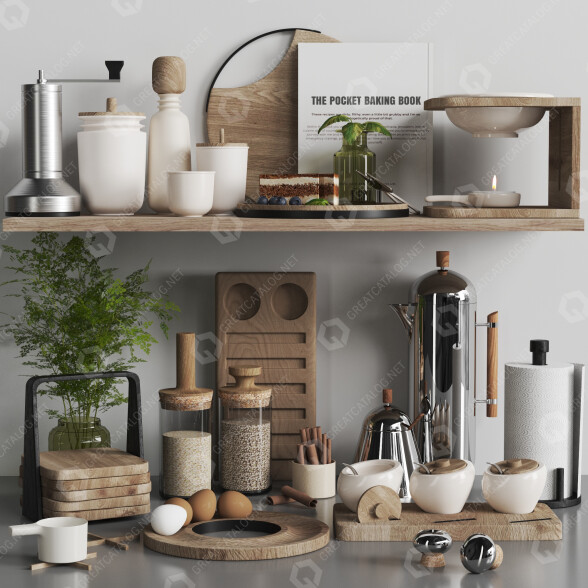 Декор Kitchen Accessories 049 3D модель
