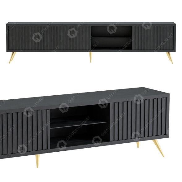 Meuble TV Selsey Bello modèle 3D