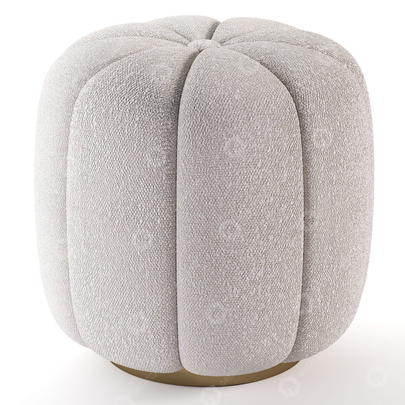 Hocker Soho Home Sofia Boucle Natural 3D-Modell