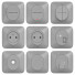 Interruptores y Enchufes French Dual Control Wall Electrical Controller - Ginex