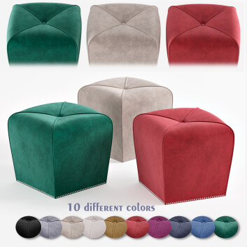 Пуф Aalten Button-Tufted Dutch Velvet