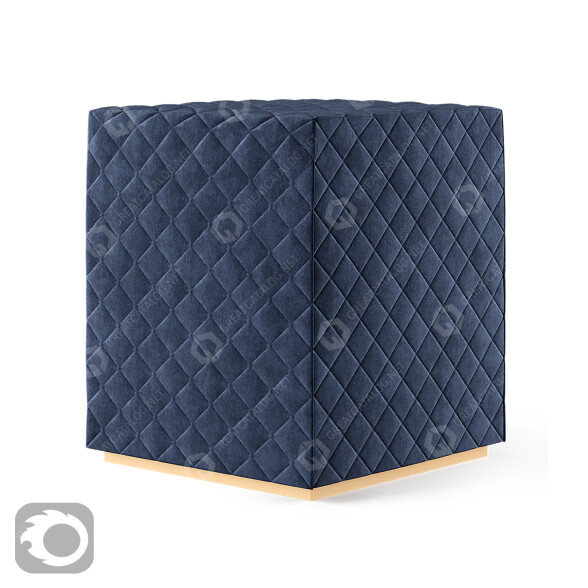 Пуф Cris Cross Navy 3D модель