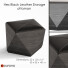 Пуф CB2 Hex Black Leather Storage - Zakirov 3d