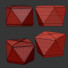 Пуф CB2 Hey Brown Leather Storage - Zakirov 3d