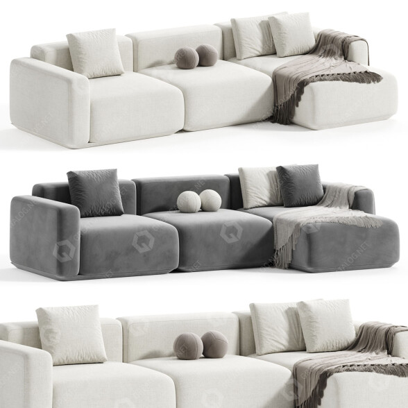 Sofa Grant 3D-Modell