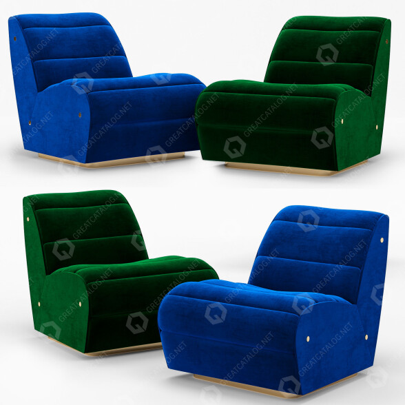 Armchair Munna Newman 3D model