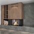Kominek na drewno Romotop Decorative Wall Set 05 - Rakochi Design