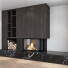 Kominek na drewno Romotop Decorative Wall Set 05 - Rakochi Design