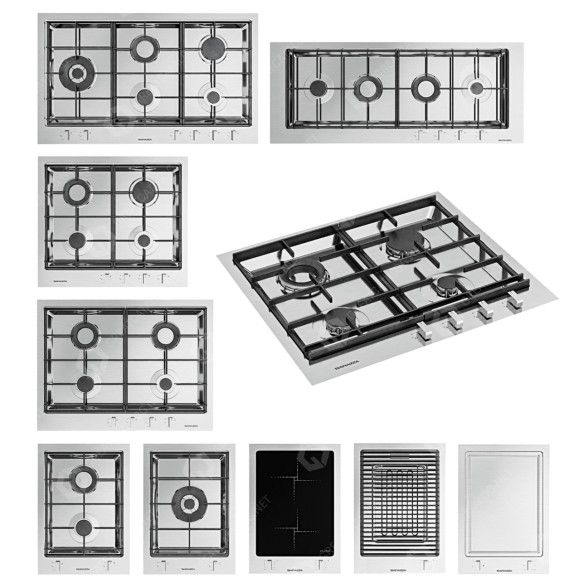 Placas de Cocción Barazza 1PBF1 Modelo 3D