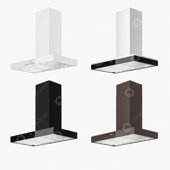 Витяжка Miele Miele DA 6690 W 3D модель
