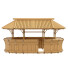 Bar Bamboo Tiki Oval Corner Shape - artpolka