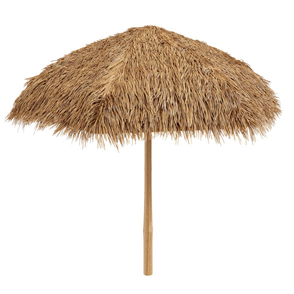 Paraguas Bamboo Shelter Beach Canopy Modelo 3D