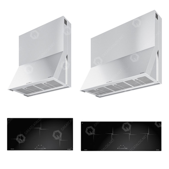 Dunstabzugshauben und Kochfelder Barazza 1KB1I98 3D-Modell