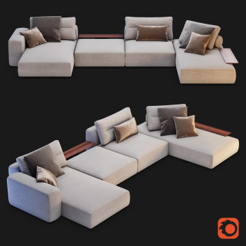 Диван Saba My Taos Modular Sofa Option1