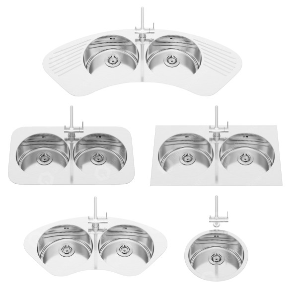 Waschbecken Barazza 1LWL90 3D-Modell