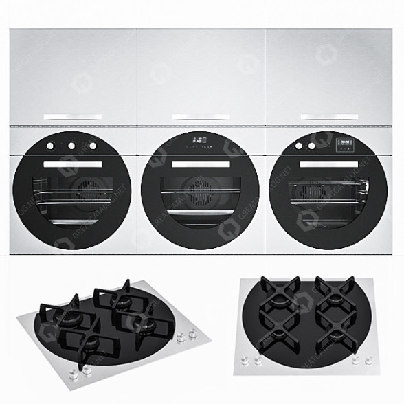 Hornos y Placas de Cocción Barazza 1FWLMP Modelo 3D