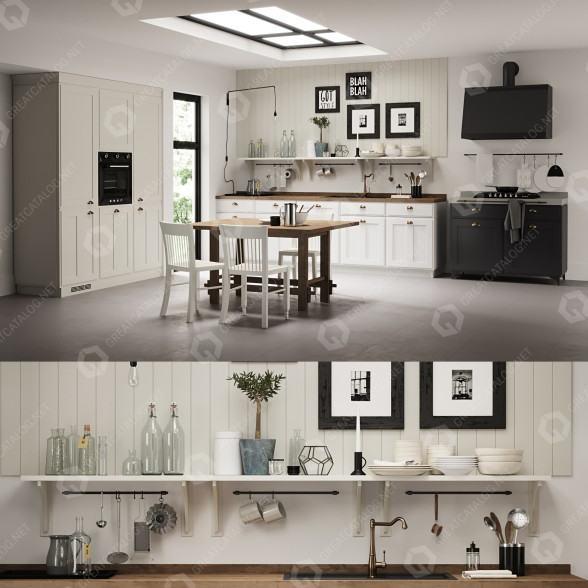 Küche Scavolini Favilla 3D-Modell