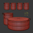 Ottomans Steelcase Grab - TASKMASTER