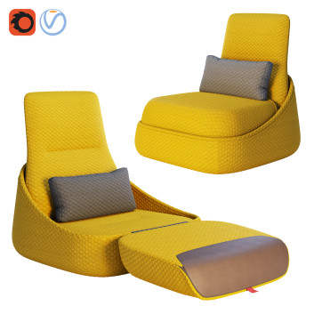 Крісло Coalesse Hosu Lounge Seatin