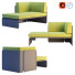 Sofa Coalesse Lagunitas Lounge System Corner - TASKMASTER