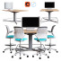 Zestaw mebli Steelcase Media Scape Mini and Rectangle Table - TASKMASTER