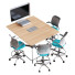 Zestaw mebli Steelcase Media Scape Mini and Rectangle Table - TASKMASTER