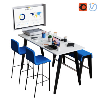 Меблевий гарнітур Steelcase B-Free Conference Set