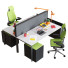 Möbel-Set Steelcase Office Table FrameOne Work Space - TASKMASTER