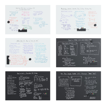 Whiteboards and Blackboards PolyVision Sans, Serif, Flow Set 1