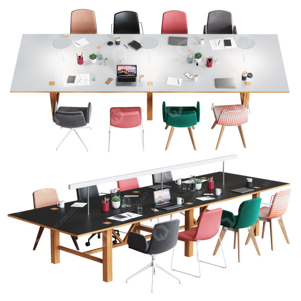 Zestaw mebli Orangebox Conference Table BAE model 3D