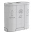 Відро для сміття Malmo Office Waste Recycling Bin with 3 Containers - artpolka