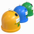 Урни Garbage Sorting Containers Colored Plastic - artpolka