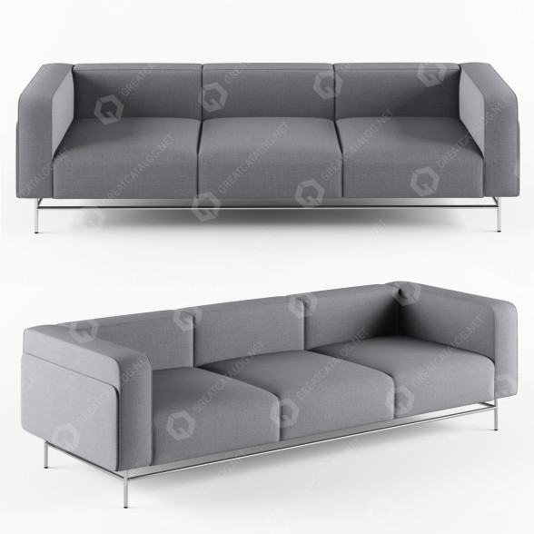 Диван Offecct Avignon 3D модель