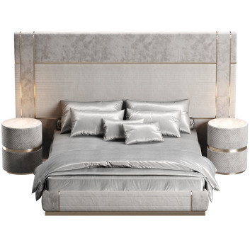 Bed and Bedside Tables  Capital Frey 3D model