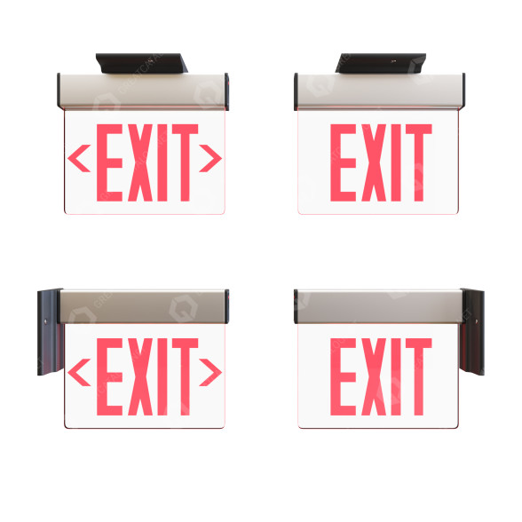 Знаки Exit 3D модель