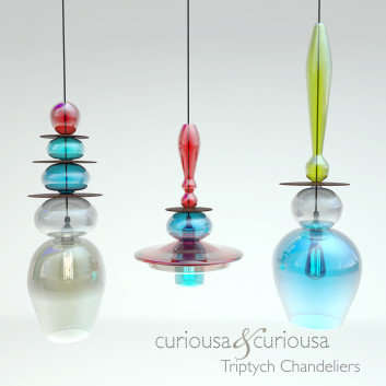 Curiousa & Curiousa Triptych Stacks 3D модель
