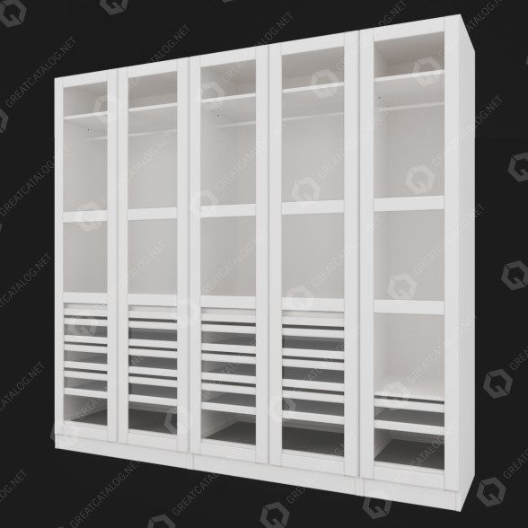 Szafa IKEA Pax Tyssedal model 3D