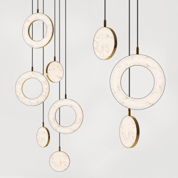 Lampen Marc Wood Rosa Pendant