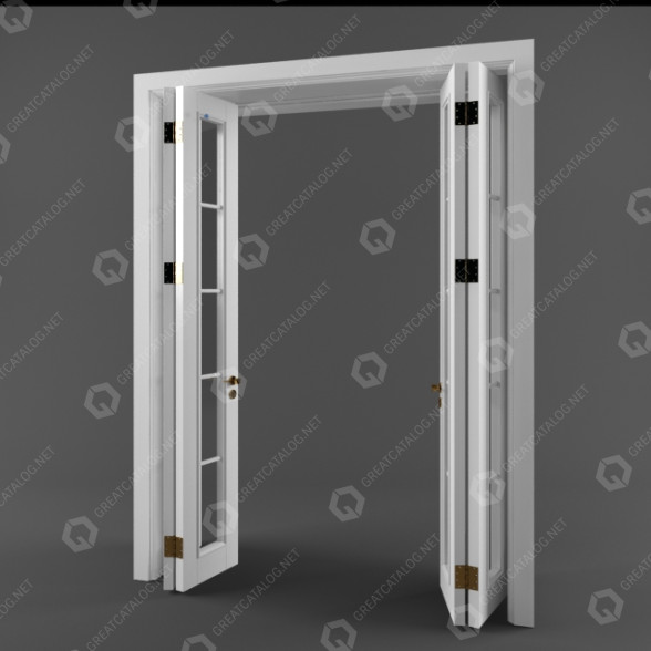Дверi Interior Accordion 3D модель