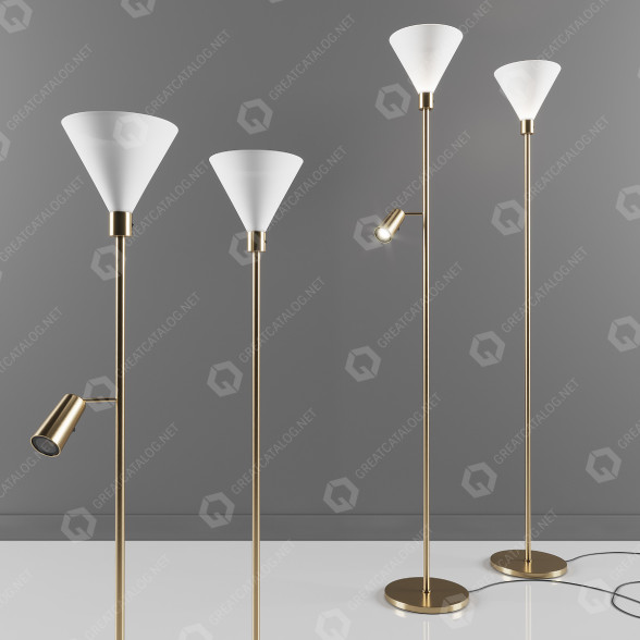 Floor Lamp IKEA Flugbo 3D model #3890 | GreatCatalog