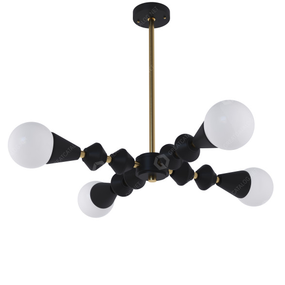 Kronleuchter Pikart Lights Dome V4 Horizontal 3D-Modell